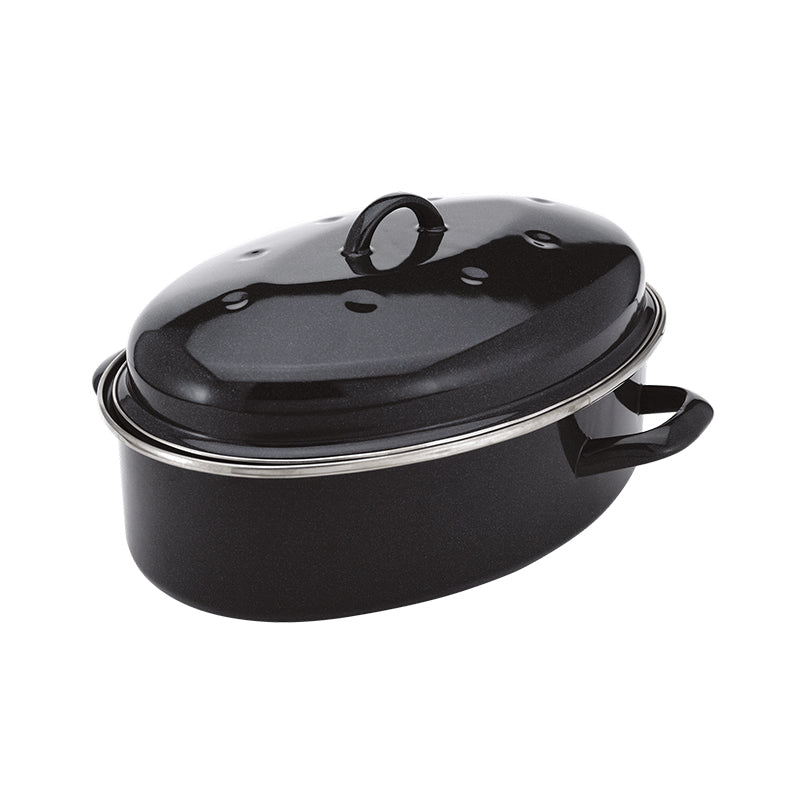 Essentials Enamel Oval Roaster 5.2L