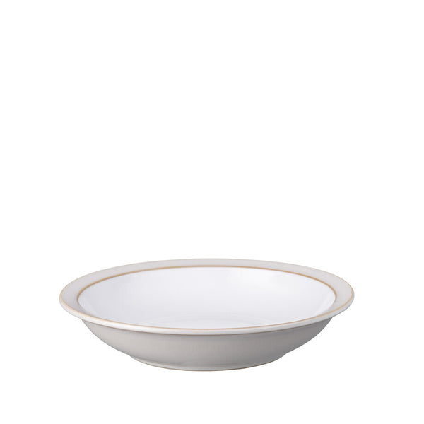 Natural Canvas Shallow Rimmed Bowl