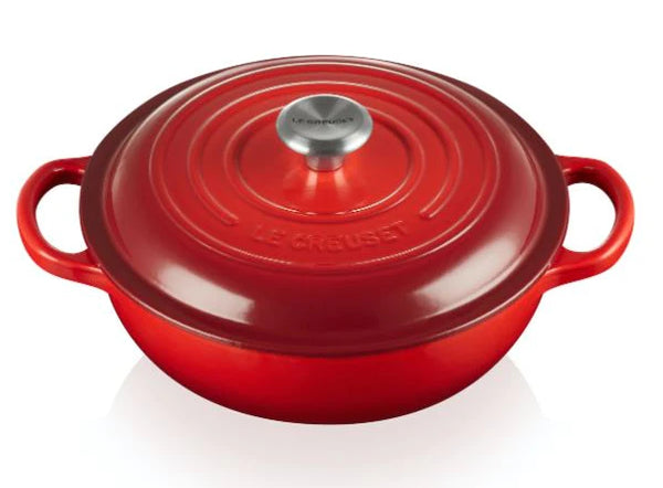 CHEFS SPECIAL PRICE - 22cm Cast Iron Stew Pot - Cerise