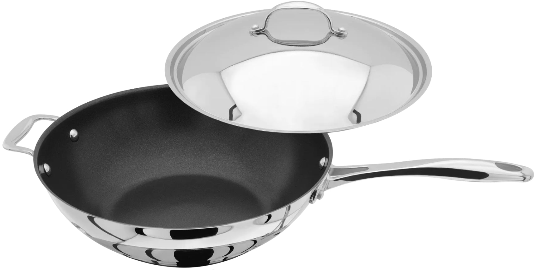 7000 30cm Non-Stick Wok With Lid