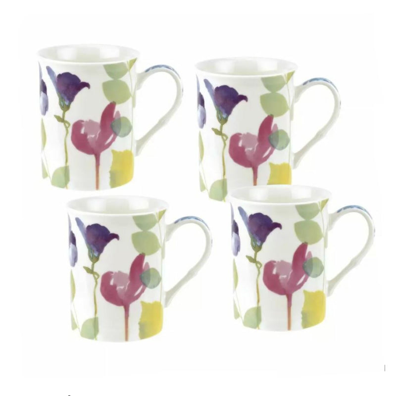 Water Garden Mug Set Of 4