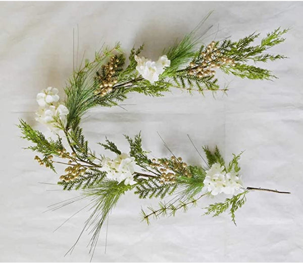 Gold Berry & Flower Garland