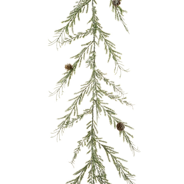 Iced Angel Pine Garland