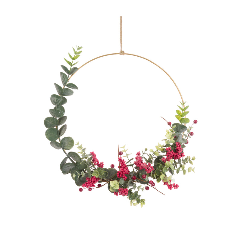 Eucalyptus Berry Hoop Wreath