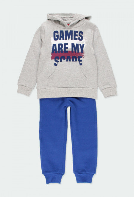 Games Tracksuit - Melange Grey