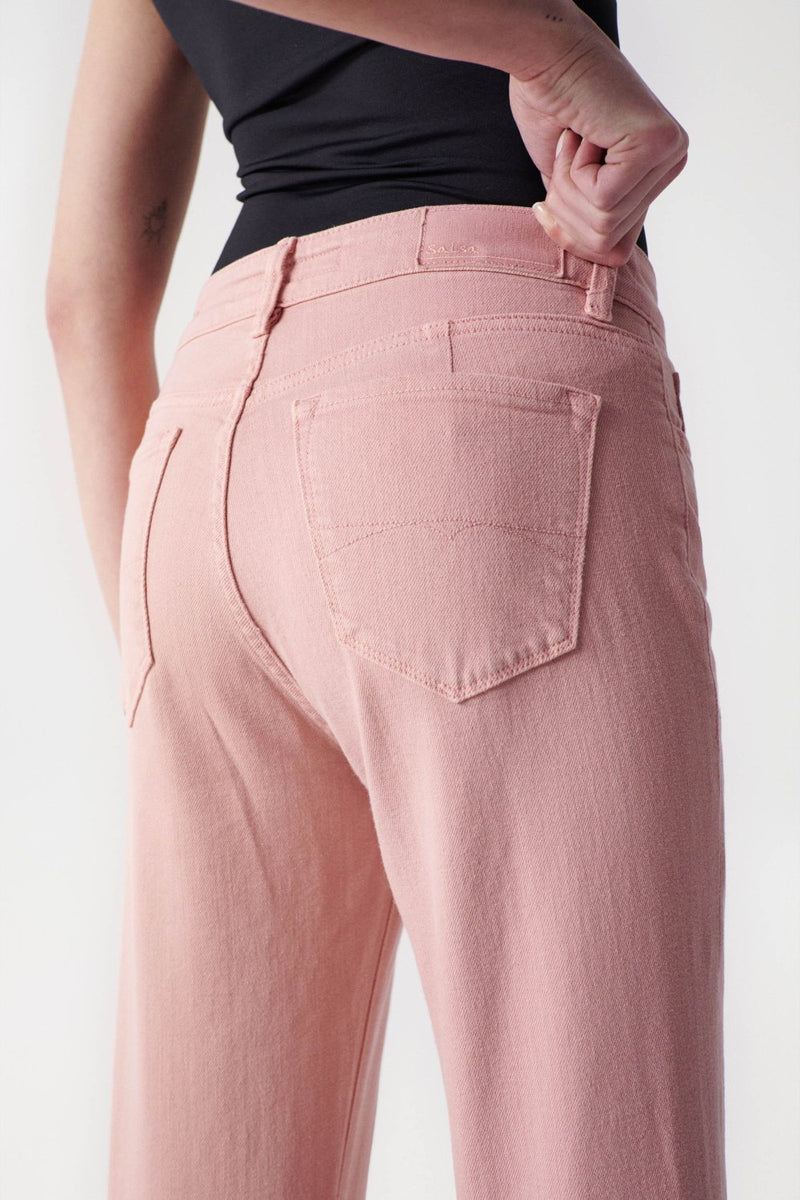 Cropped Slim True Jeans - Pink