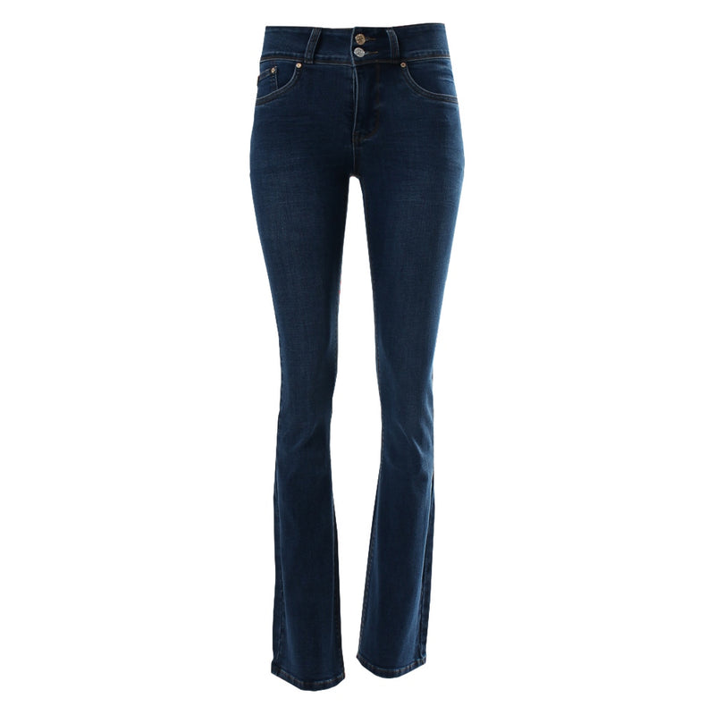 Brieta Bootcut Jean - Mid Ink