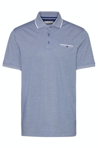 Chest Pocket Polo - Blue