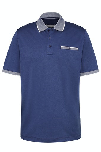 Contrast Polo Shirt - Royal