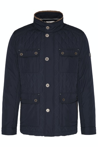 Quilted Casual Jacket - Navy