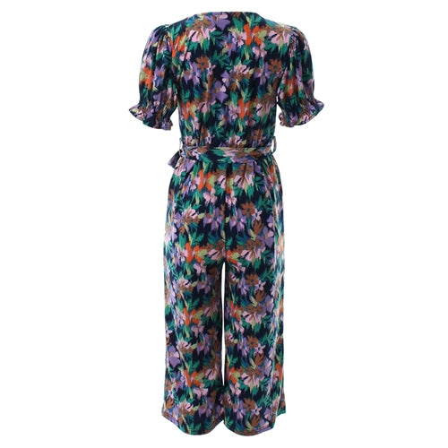 Carly Jumpsuit - Navy Floral