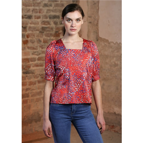 Clea Top - Red