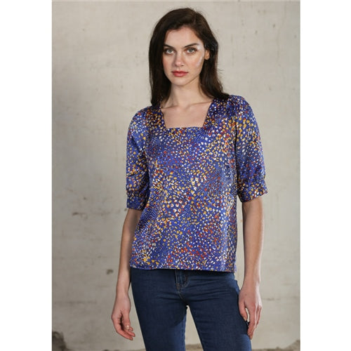 Clea Top - Blue