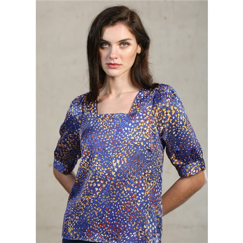 Clea Top - Blue