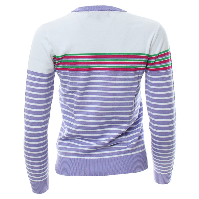 Elaine Stripe Jumper - Lilac