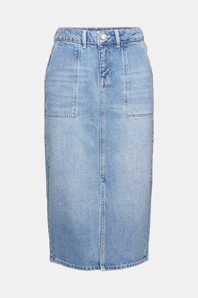 Denim Skirt - Light Blue