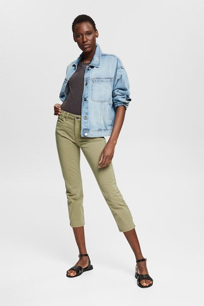 Capri Jean - Light Khaki