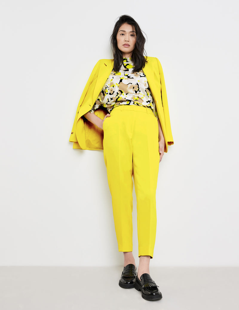 A Glimpse Of Sunshine Crop Trouser - Vibrant Lime