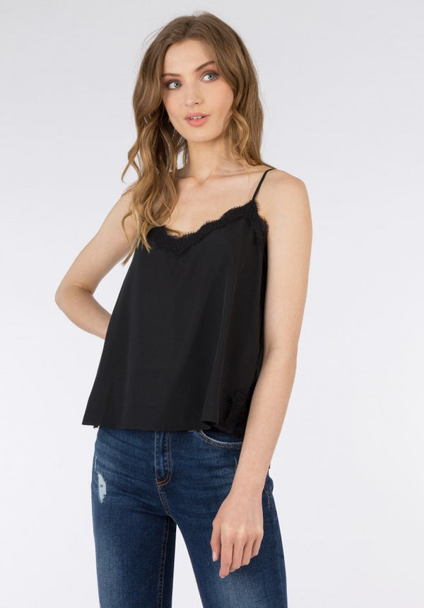 Goya 4 Vest Top - Black