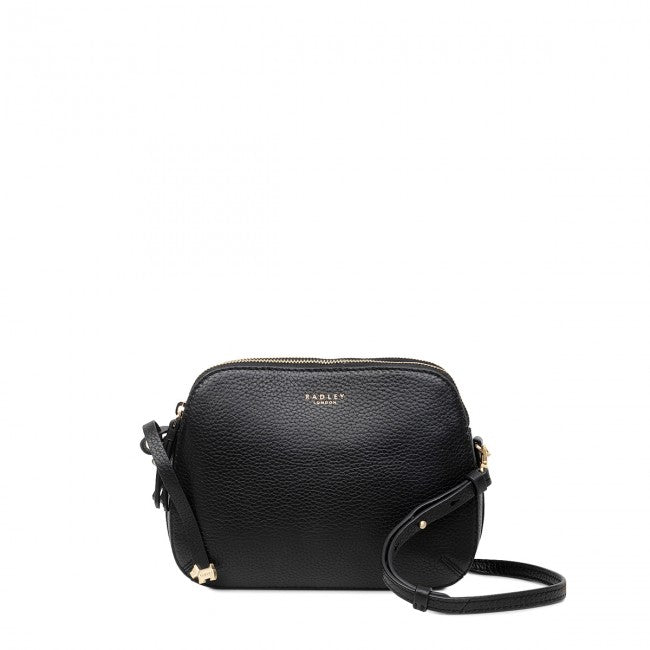 Dukes Place Medium Ziptop Crossbody - Black