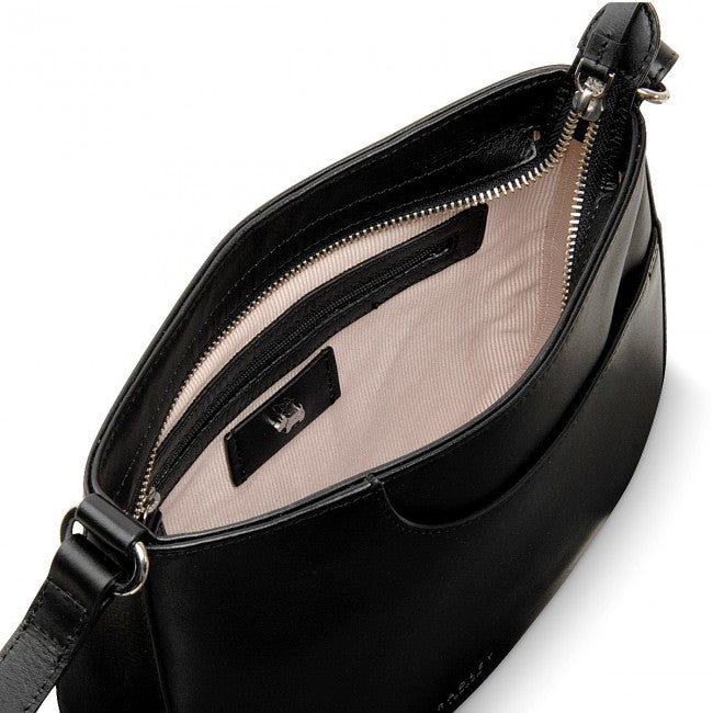 London Pockets Medium Ziptop Crossbody - Black