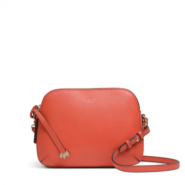 Dukes Place Medium Ziptop Crossbody - Red Pepper