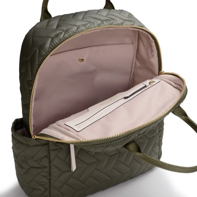 Finsbury Park Medium Ziptop Backpack - Khaki