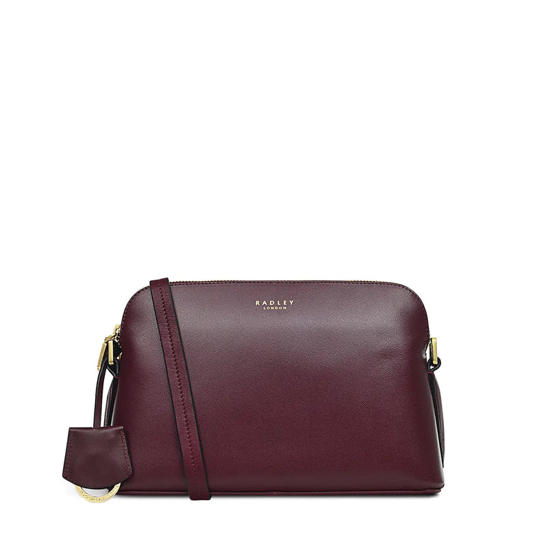 Liverpool Street 2.0 Ziptop Crossbody Bag - Dark Cherry