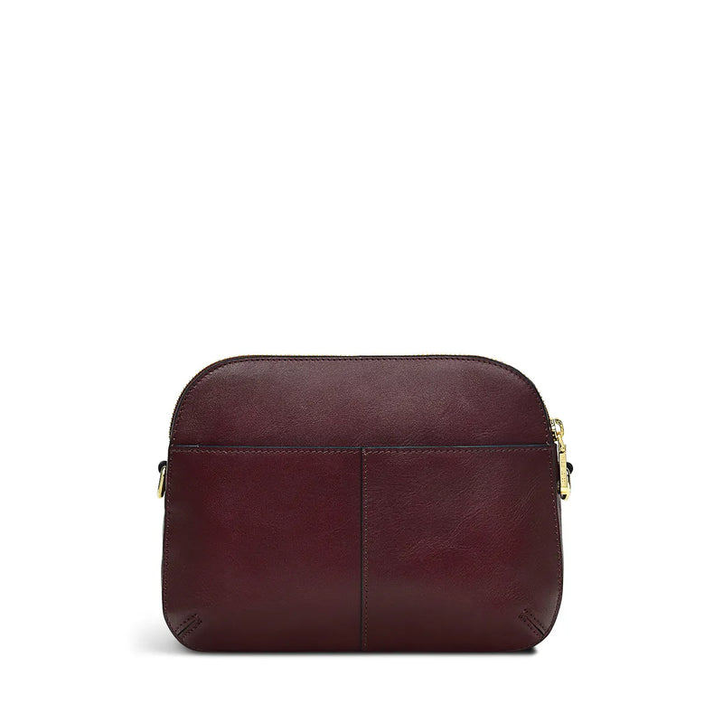 Dukes Place Medium Ziptop Crossbody Bag - Dark Cherry