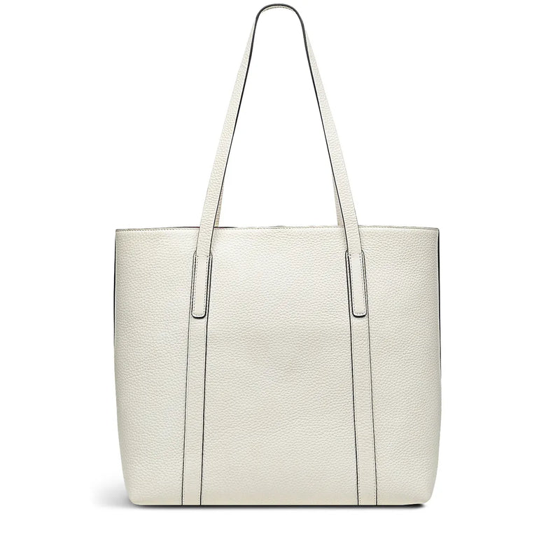 Museum Street Large Open Top Tote - Chalk