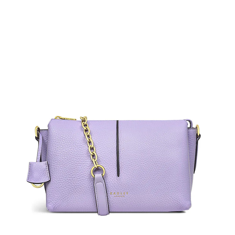 Hillgate Place Chain Ziptop Crossbody - Lavender