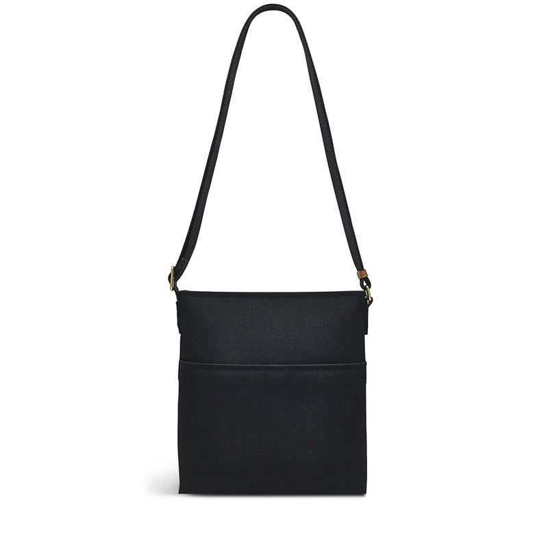 Palace Garden Small Ziptop Crossbody - Black