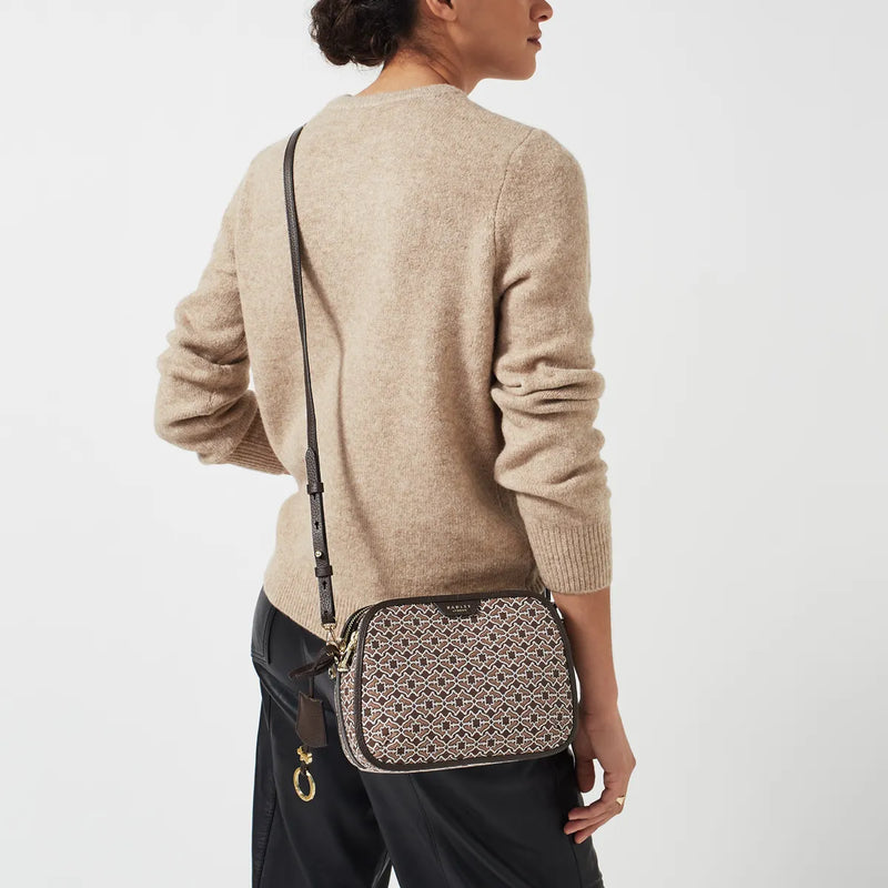 Dukes Place Med Ziptop Crossbody - Tortoise