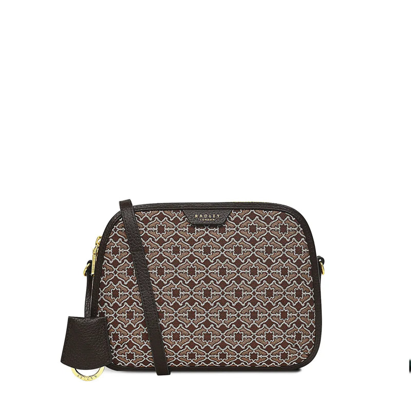 Dukes Place Med Ziptop Crossbody - Tortoise