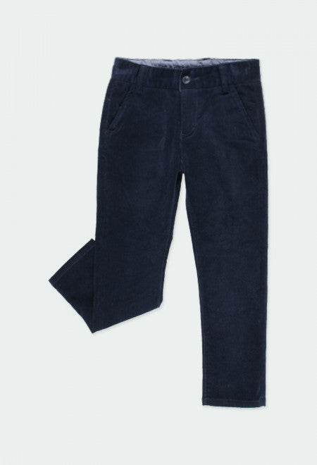 Stretch Cord Trouser - Navy