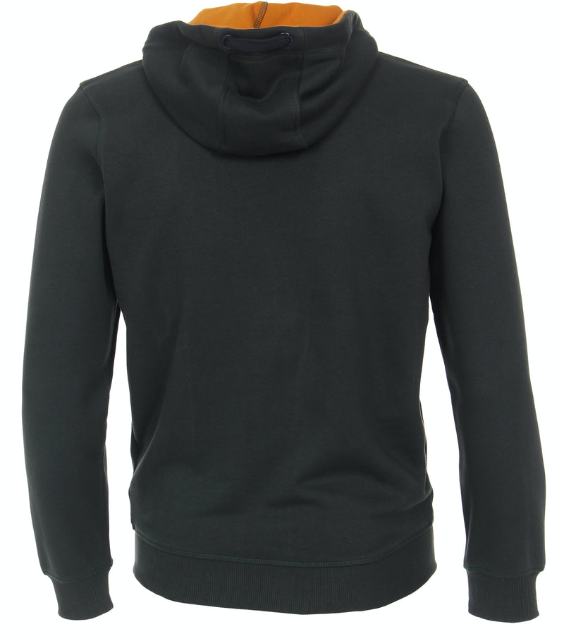 Zipped Hoodie - Dark Green