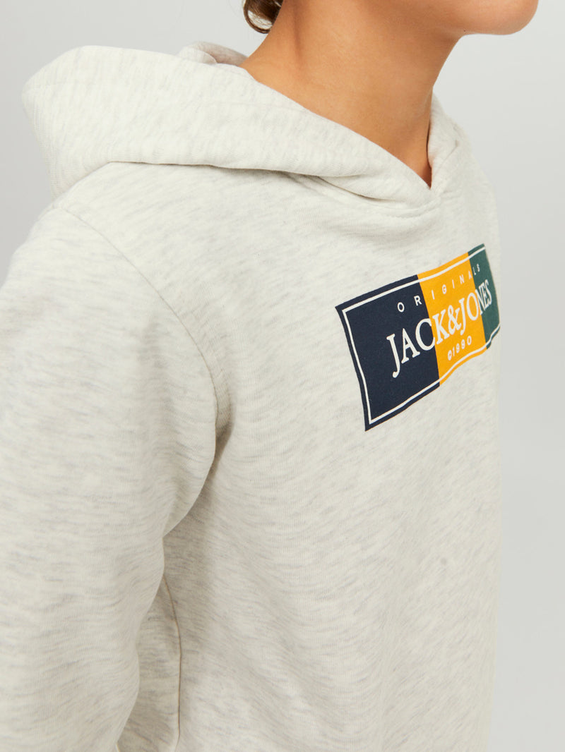 Cody Hoodie - White Melange