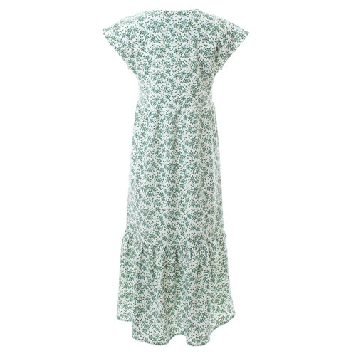 Judith Midi Dress - Green Daisy