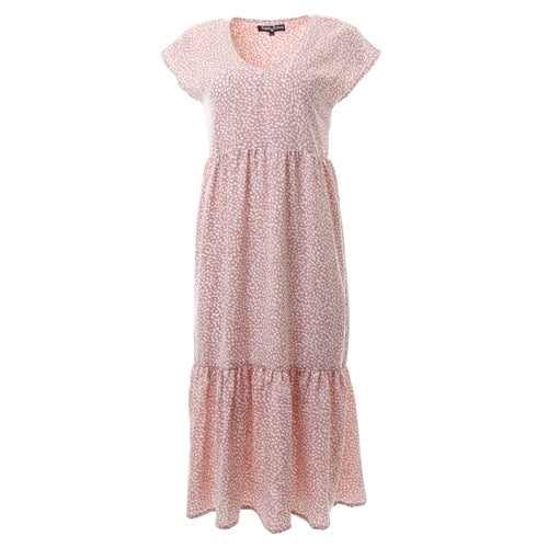 Judith Midi Dress - Rose