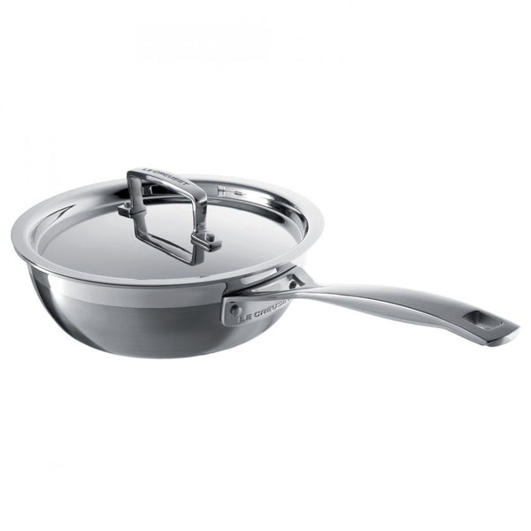 Le Creuset 3PLY 20cm Covered Chefs Pan - Non Stick