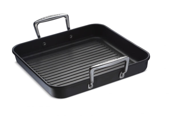 Le Creuset Toughened Non-Stick Ribbed Square Grill 28cm