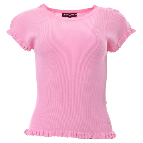 Lydia Knitted Top - Pink