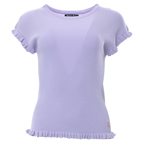 Lydia Knitted Top - Lilac