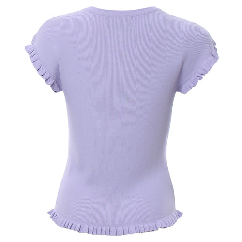 Lydia Knitted Top - Lilac