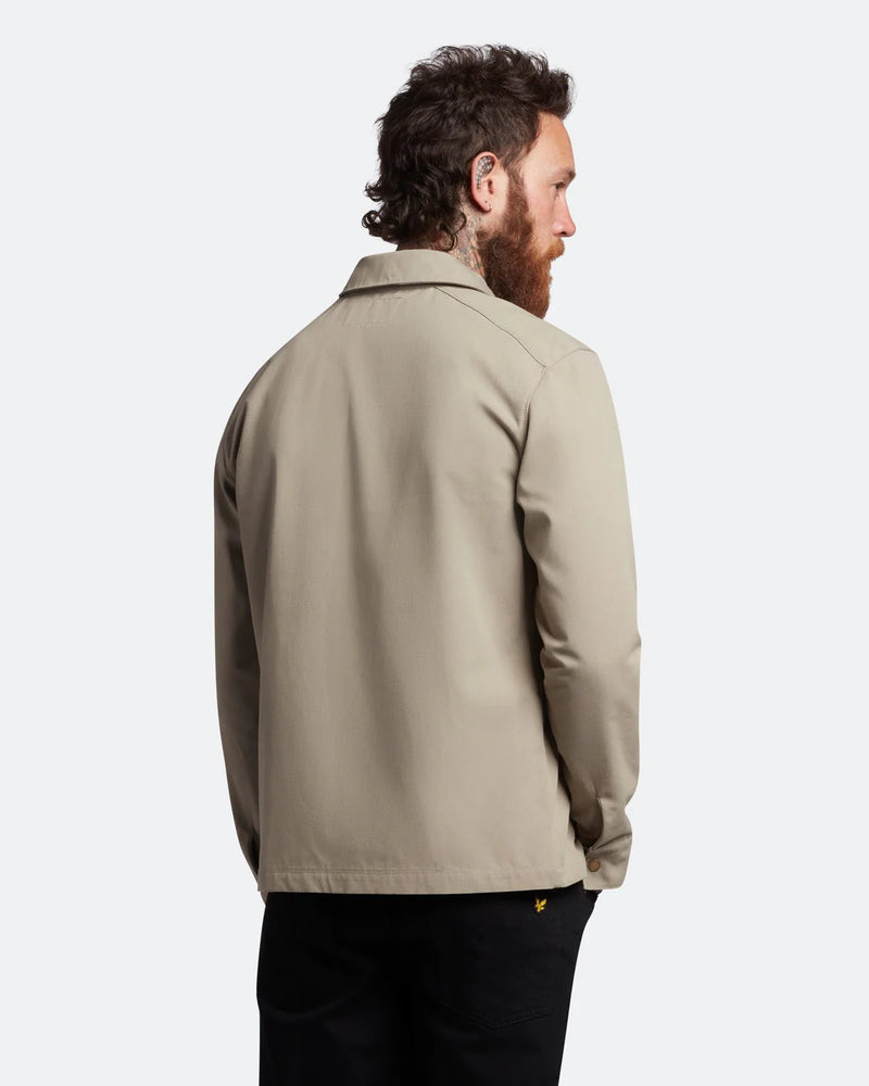 Nylon Pocket Overshirt - Khaki Smoke