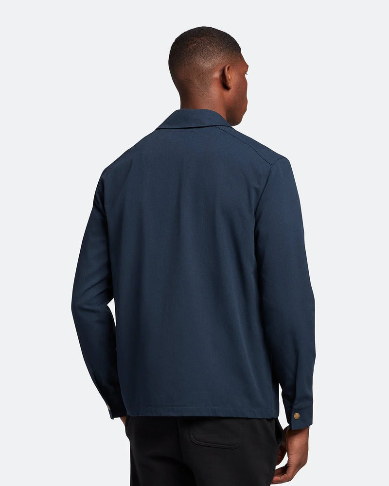 Nylon Pocket Overshirt - Dark Navy