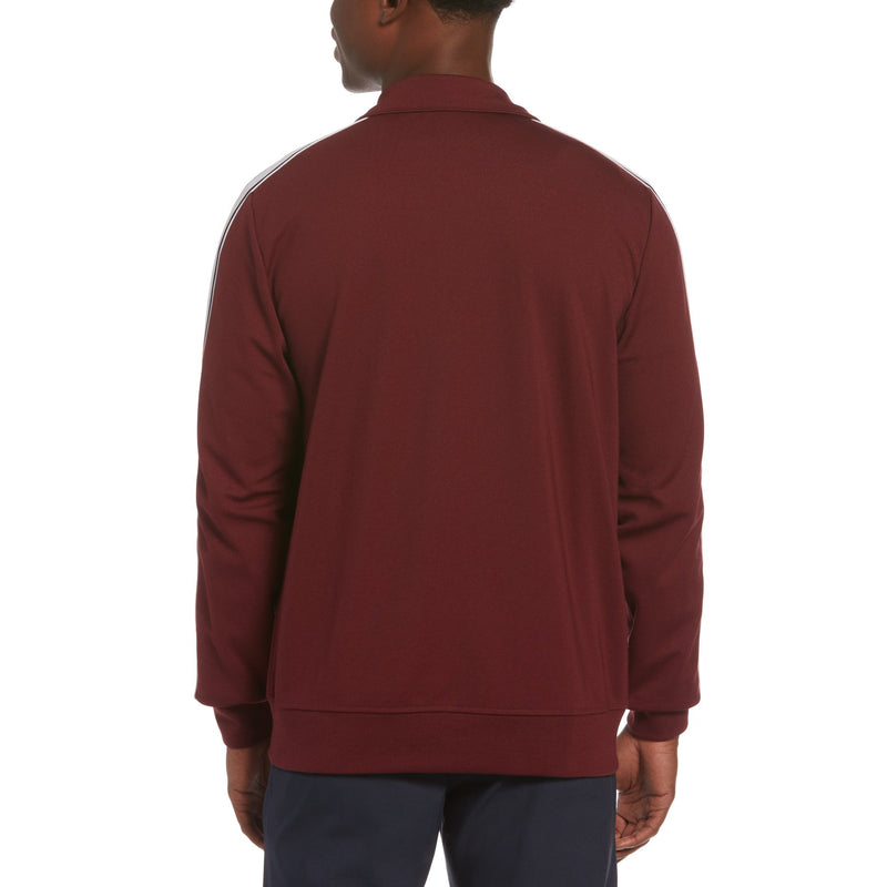 Earl Full Zip Sweater - Tawny Port