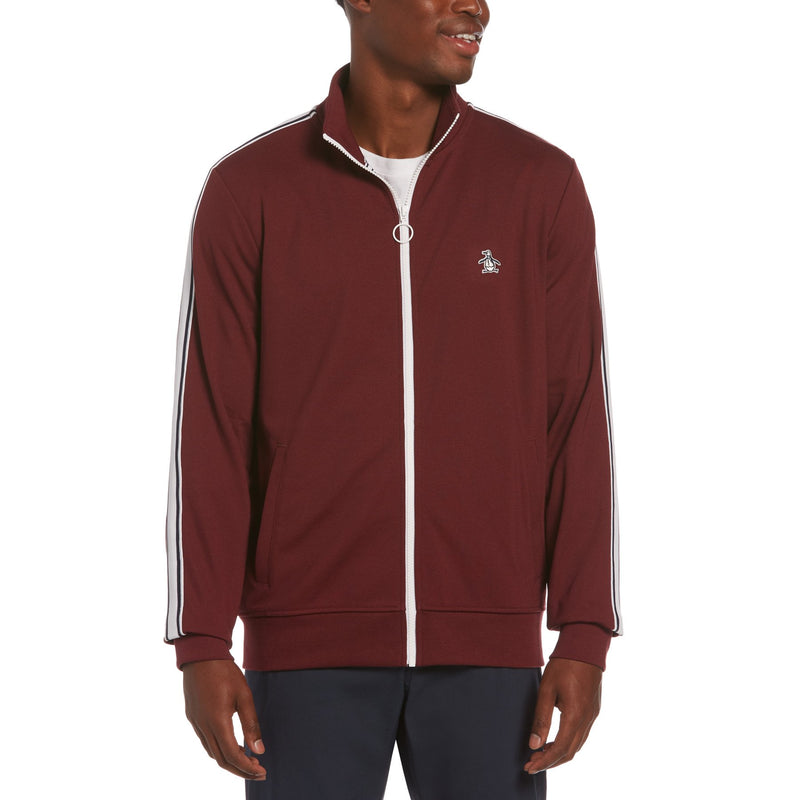 Earl Full Zip Sweater - Tawny Port