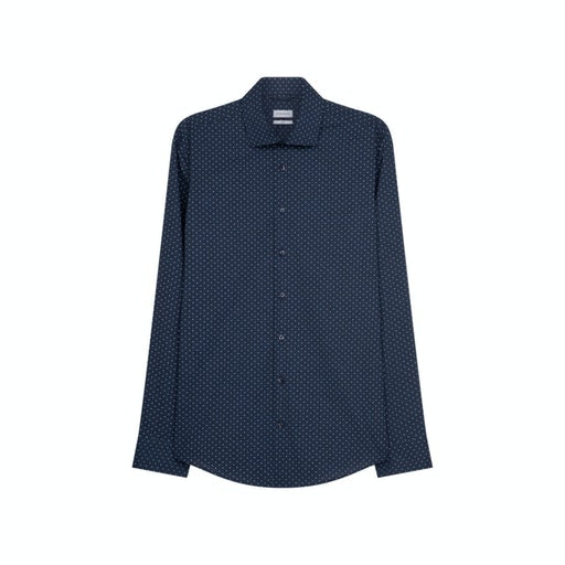 Slim Fit Light Kent Shirt - Dark Blue