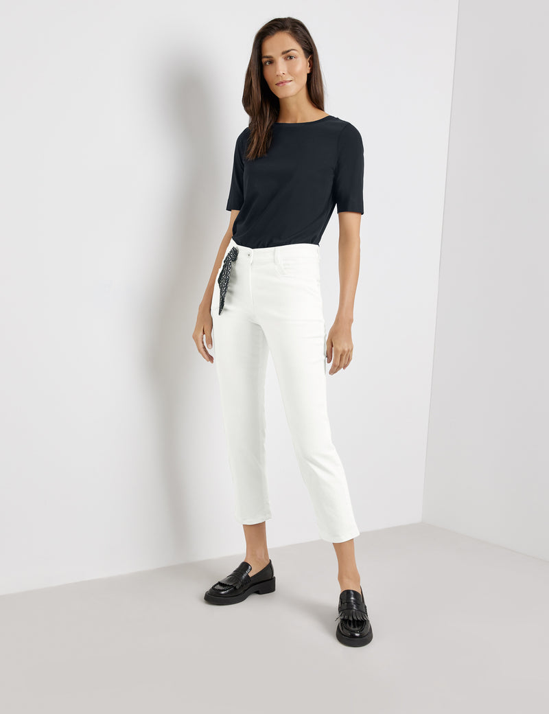 NOS Cropped Jean - Off White